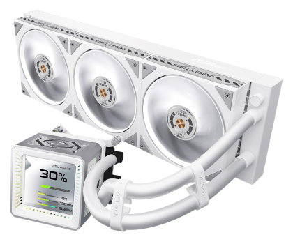 Wentylator do komputera ASRock Steel Legend White 360 LCD 3x120mm